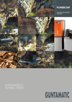 Guntamatic Hackschnitzelheizung Powerchip Guntamatic Hackschnitzelheizung Powerchip